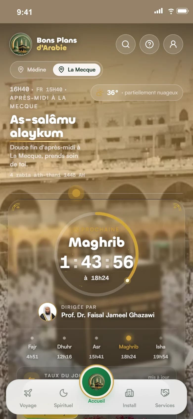 Accueil La Mecque : horaires de prière du Masjid al-Haram
